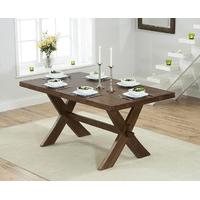 Bordeaux 165cm Dark Oak All Sides Extending Dining Table