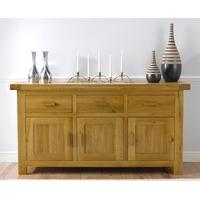 bordeaux 170cm oak sideboard