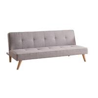 Boston Sofa Bed In Grey Linen Style Fabric