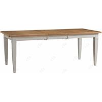 boston light grey painted large extending dining table