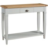 boston light grey painted console table large