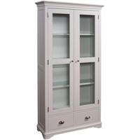 Boston Light Grey Painted Display Cabinet