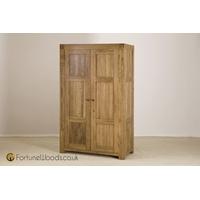 Boston Oak Wardrobe - 2 Door Ladies