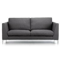 boston 3 seater sofa grey