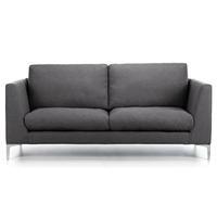 boston 2 seater sofa grey