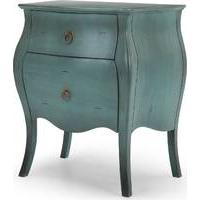 bourbon bedside table azure blue