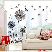 Botanical Wall Stickers Plane Wall Stickers Decorative Wall Stickers, Vinyl Material Removable Home Decoration Wall Decal