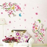 Botanical Romance Still Life Fashion Florals Wall Stickers Plane Wall Stickers Decorative Wall Stickers Material Removable Home Decoration
