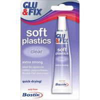 Bostik 80213 Glu & Fix Soft Plastic Adhesive 20ml
