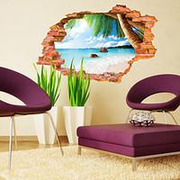Botanical Wall Decals Landscape Wall Stickers 3D Wall Stickers, PVC 6090CM