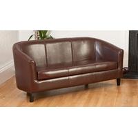 Boscombe 3 seat sofa brown