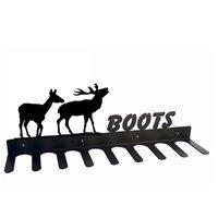 boot rack in pair of deer design medium