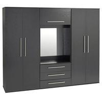 Bobby Fitted Wardrobe Black