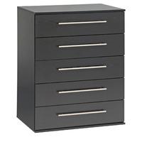 Bobby 5 Chest of Drawers Aida Walnut