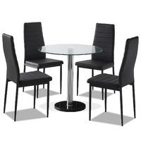 Bordeaux 90cm Dining Set with 4 Chairs
