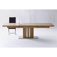 Bolzano Extendable Dining Table Wide In Solid Oak