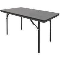 BOLAERO 4FT FOLDING BANQUET TABLE. SMART, DURABLE AND STURDY WITH STEEL FRAME, EASY