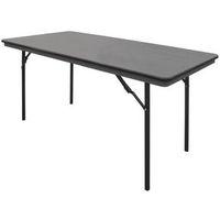 BOLAERO 5FT FOLDING BANQUET TABLE. SMART, DURABLE AND STURDY WITH STEEL FRAME, EASY