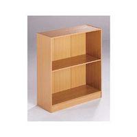 BOOKCASE - REGULAR, 2 SHELVES HXWXD MM: 725X756X306, OAK