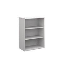 BOOKCASES WHITE 2 X ADJ SHELVEW800XD500XH1090