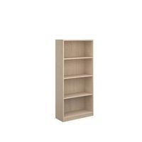 BOOKCASE - REGULAR, 4 SHELVESHXWXD MM:1620X756X306, MAPLE