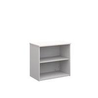 BOOKCASES WHITE 1 X ADJ SHELFW800XD500XH740