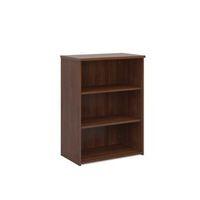 BOOKCASES WALNUT 2 X ADJ SHELVEW800XD500XH1090