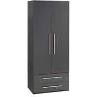 Bobby 2 Door 2 Drawer Wardrobe Beech