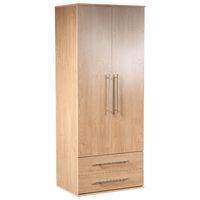 Bobby 2 Door 2 Drawer Wardrobe Oak