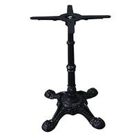 Bolero CE155 Cast Iron Ornate Table Leg Base, Black