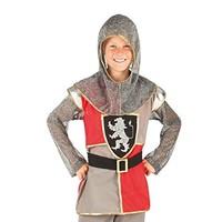 Boland Kids Deluxe Knight Camelot Shining Armor Kings Guard Lion Thrones Emblem Boys Girls Fancy Dress Costume Role Play Outfit 4 - 6 Years