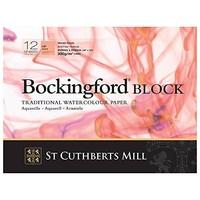 Bockingford Watercolour Block 140lb/300gms 12x16\