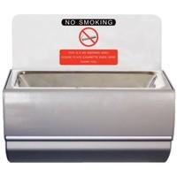 Bolero F905 Wall Mounted Ash Tray St 304 with back plate, Silver