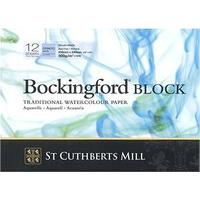 Bockingford Watercolour Block 140lb/300gms 12x16\