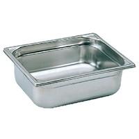 Bourgeat K059 Stainless Steel 1/2 Gastro norm Pan, 100 mm