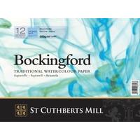 Bockingford Watercolour Paper Spiral Bound Pad 12 Sheets 300gsm | 14 x 10\