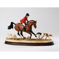 Border Fine Arts Classic Collection B1424 Master with Hounds Bay LE 500 New 2013