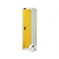 bowleys probe low locker single door nest of 2 12x18 silver grey carca ...