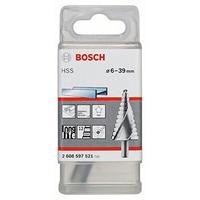 Bosch 2608597521 4 - 39/10/107 mm HSS Step Drill Bit