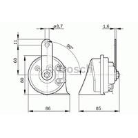 Bosch 6033FB1217 Fanfare Horn