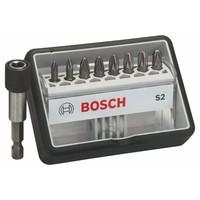 Bosch 2607002561 25 mm Extra Hard Robust Line Screwdriver Set Plus a Magnetic Holder (8-Piece)