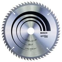 bosch 2608640444 254 x 28 x 30 mm opti wood mitre circular saw