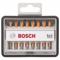 bosch 2607002571 49 mm max grip robust line screwdriver bit set 8 piec ...