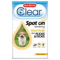 Bob Martin Flea Clear Spot On Small Dog 2-10kg