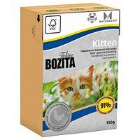 bozita feline tetra pak package kitten 190g 6 x 190g