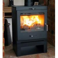 Bohemia X40 Cube Multifuel Defra Stove With Low Log Store