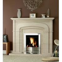 bolton limestone fireplace