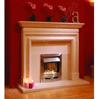 Bolection Limestone Fireplace Package With Gas Fire