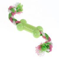 bone dog toy with rope 1 toy
