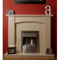 Bowdon Micro Marble Fireplace Package With Gas Fire